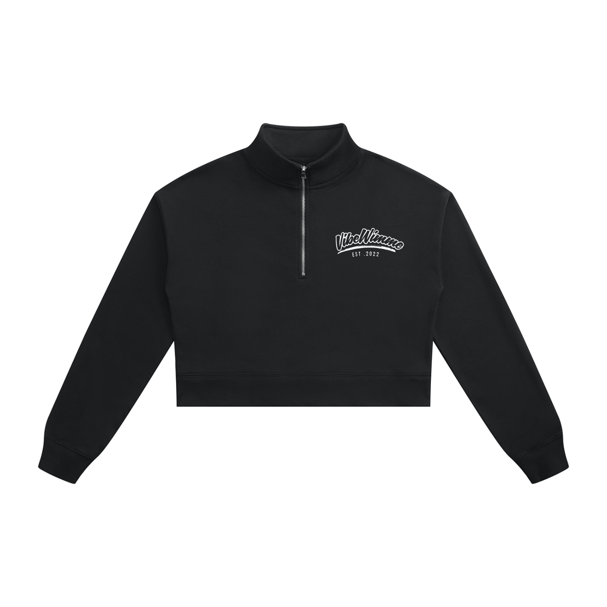 Women's Vibe Wimme Crop Quarter-Zip Sweatshirt