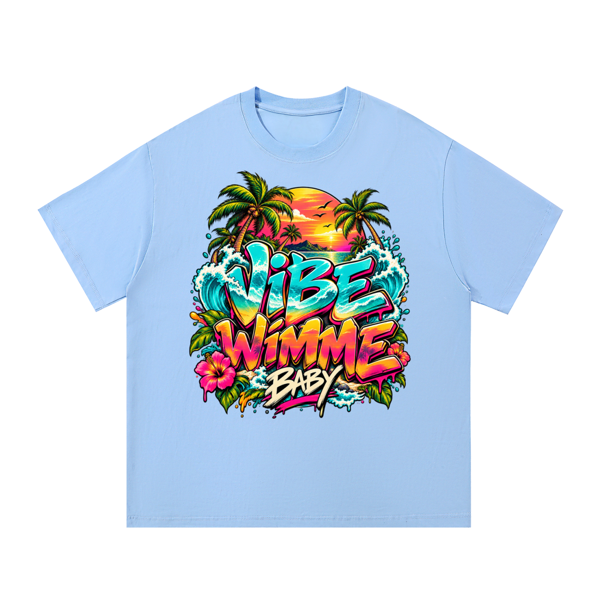 Vibe Wimme Baby Logo Loose-Fit Cotton Tee