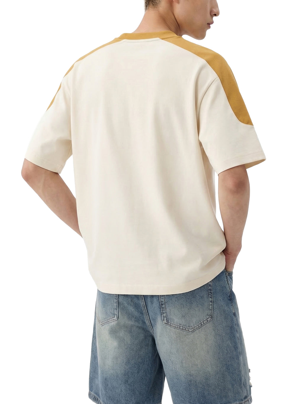 Unisex Color Block Oversized T-Shirt