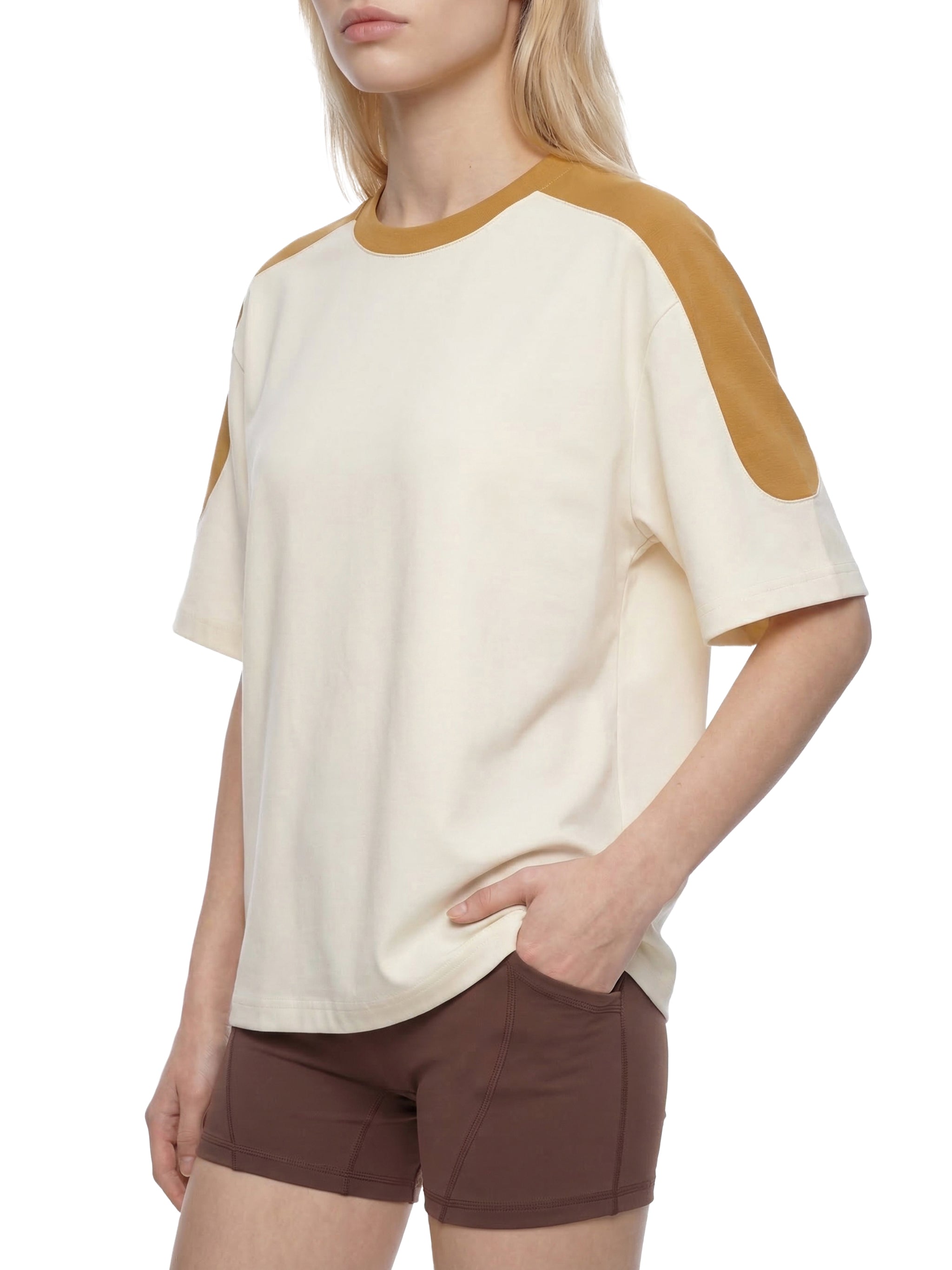 Unisex Color Block Oversized T-Shirt